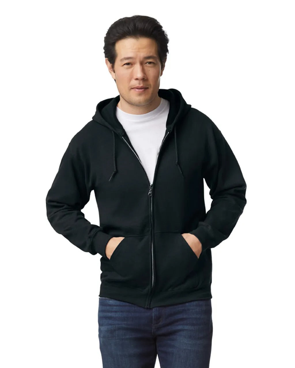 Adult Zip-up Hoodie - Black