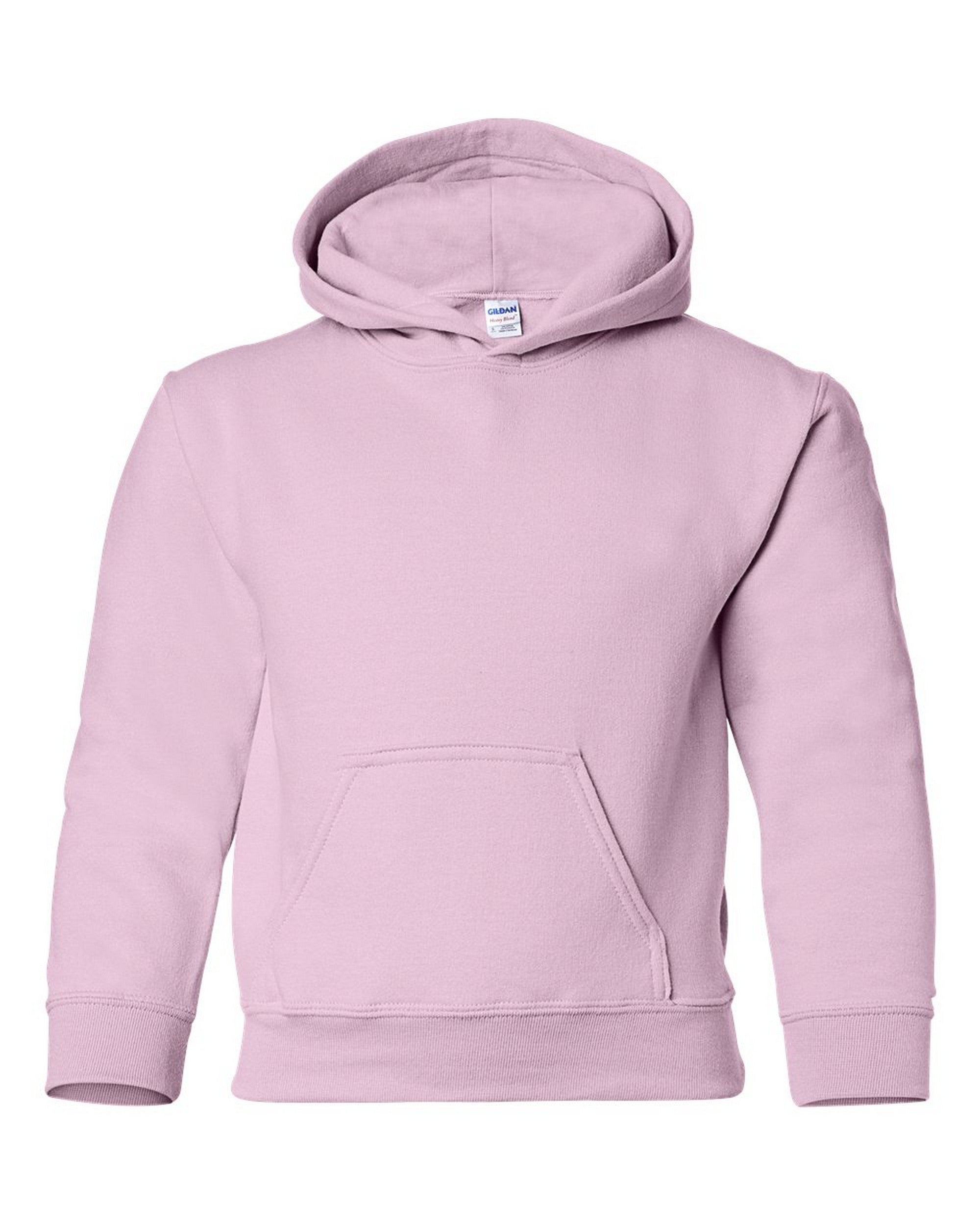 Gildan 18500B Heavy Blend Youth Hooded Sweatshirt Light Pink S