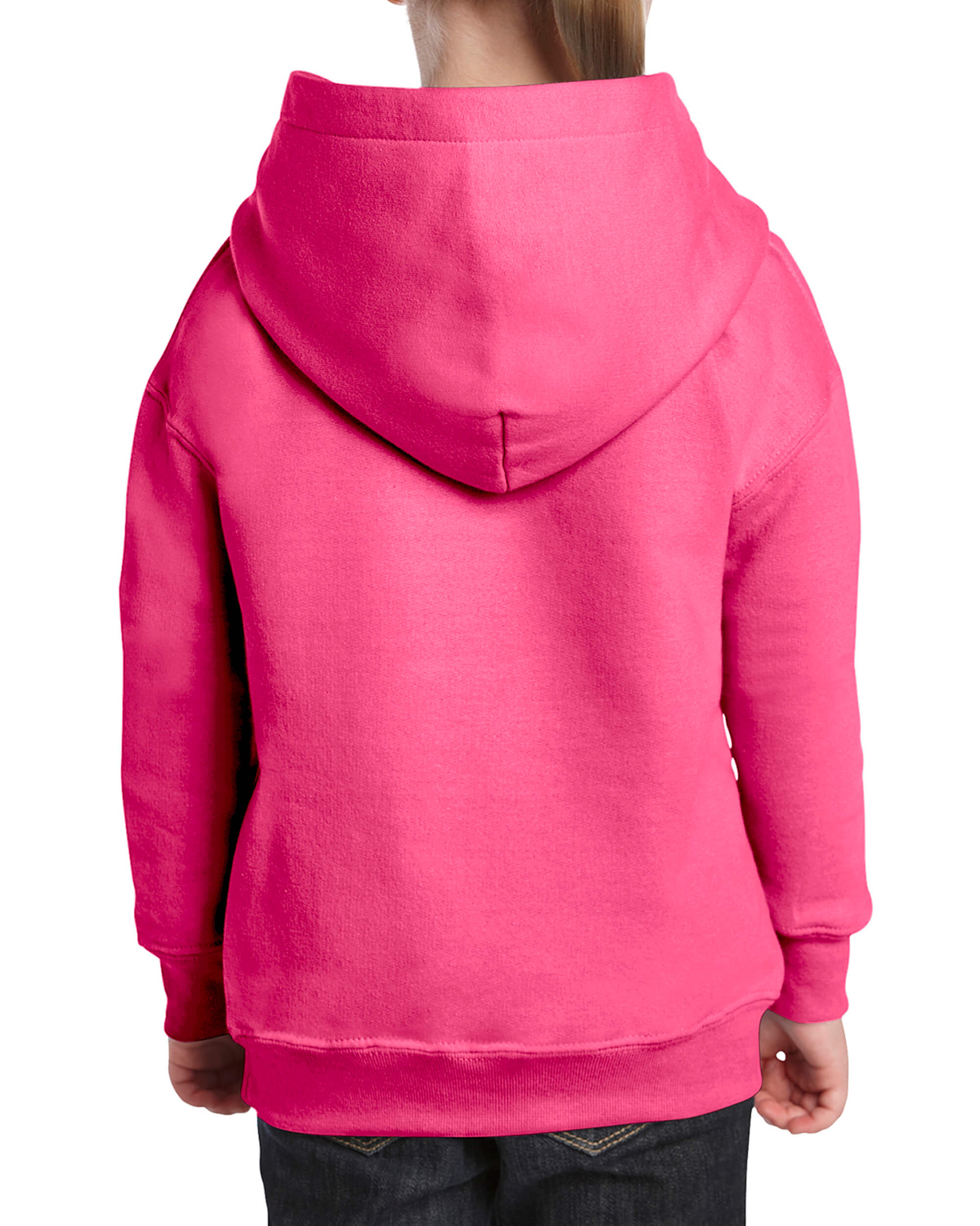 Kids Hoodie - Safety Pink
