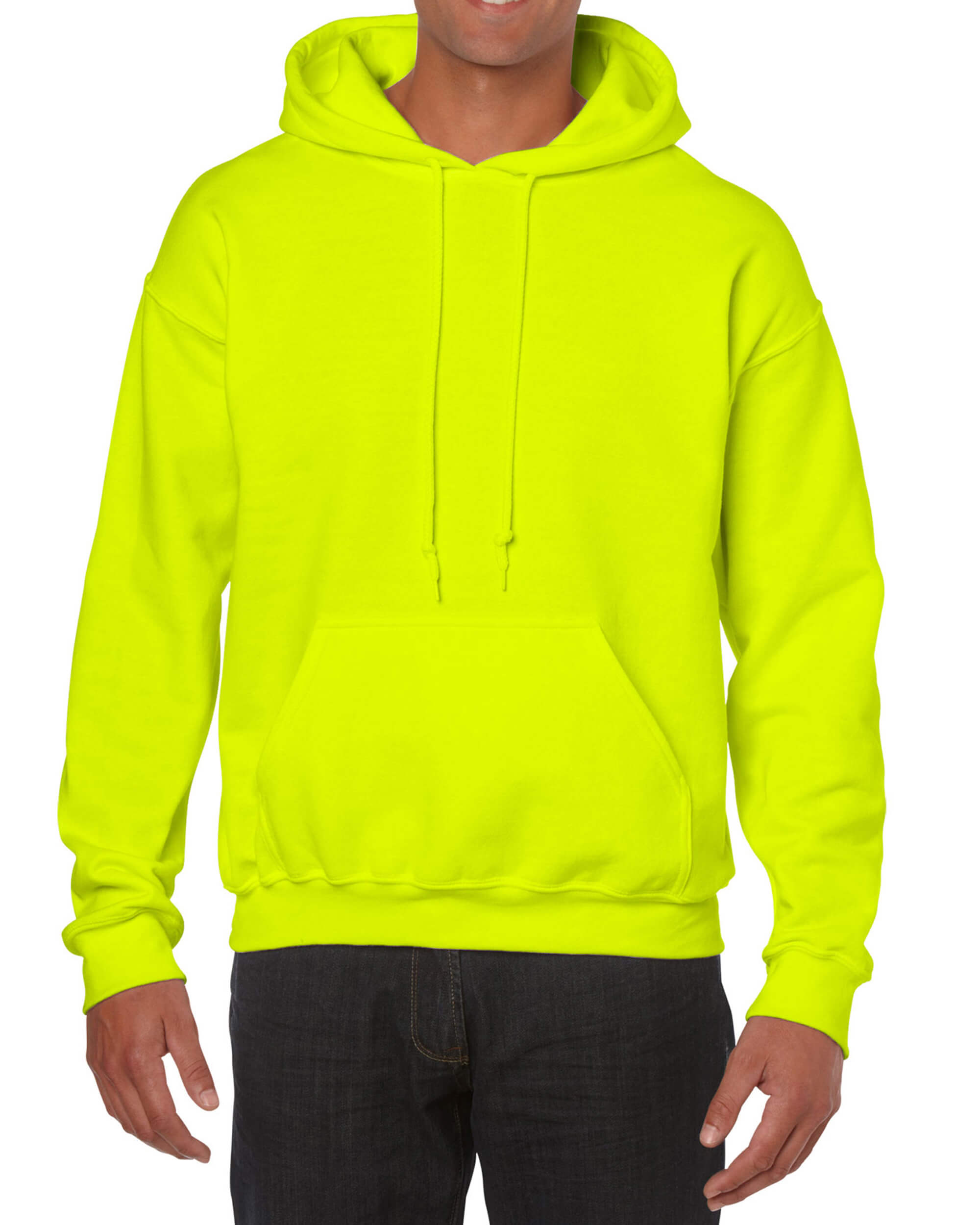 Pullover Hoodie - Safety Green
