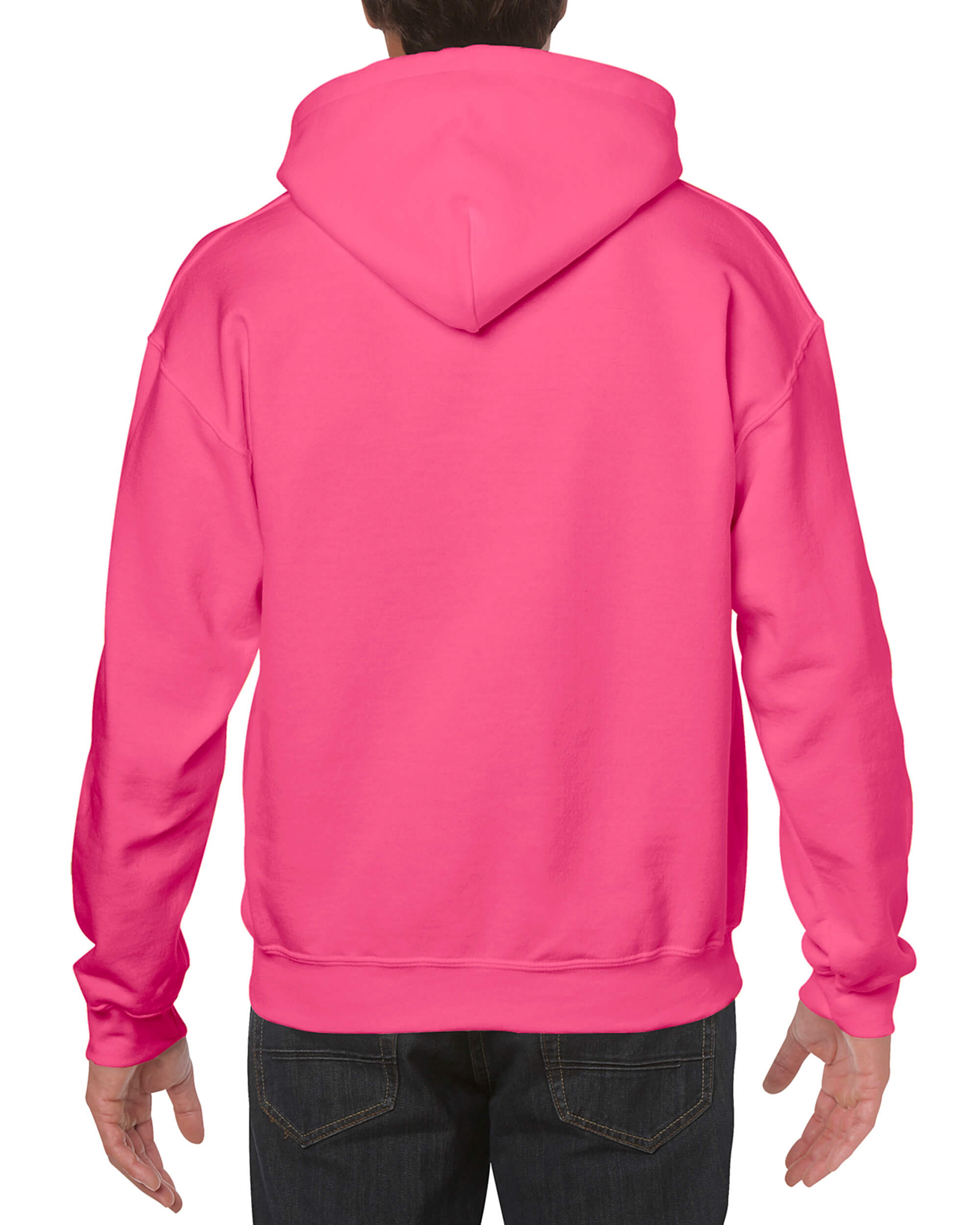 Pullover Hoodie - Safety Pink