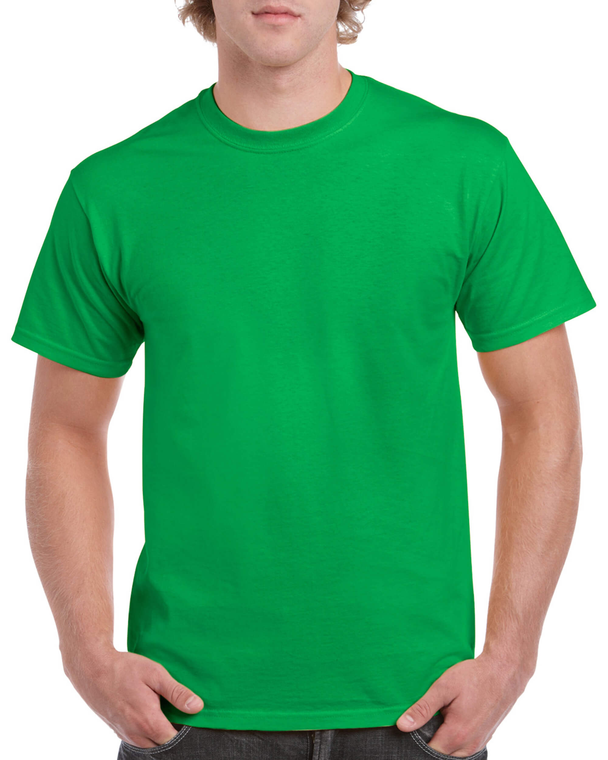 Vintage I'm A Natural Irishman T-shirt Sportswear Tag 50/50 Polyester  Cotton Made in USA Green 