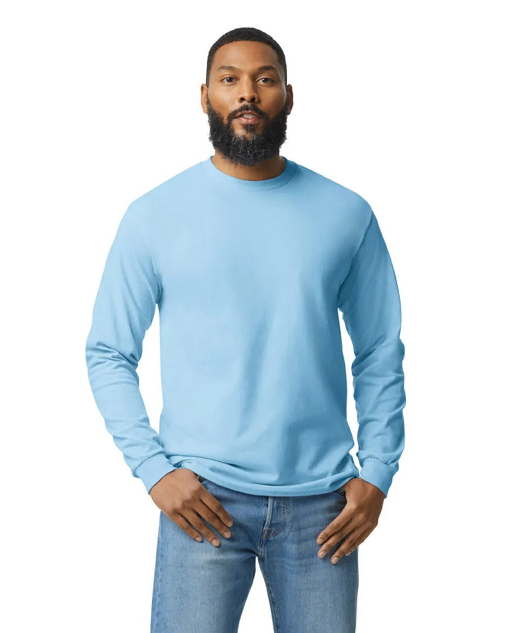 Long Sleeve T-Shirt - Light Blue