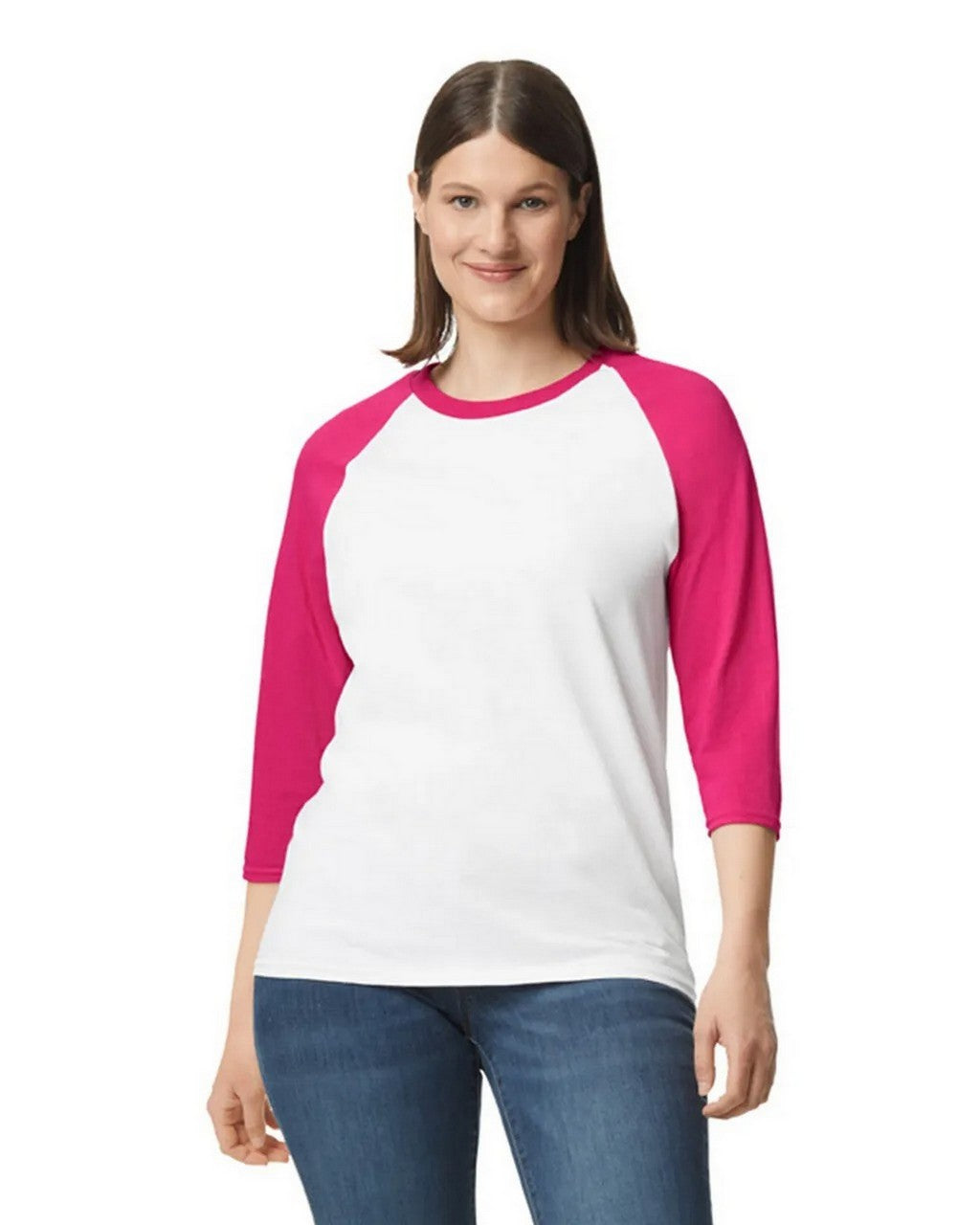 Gildan 5700 - Heavy Cotton Raglan Three-Quarter Sleeve T-Shirt