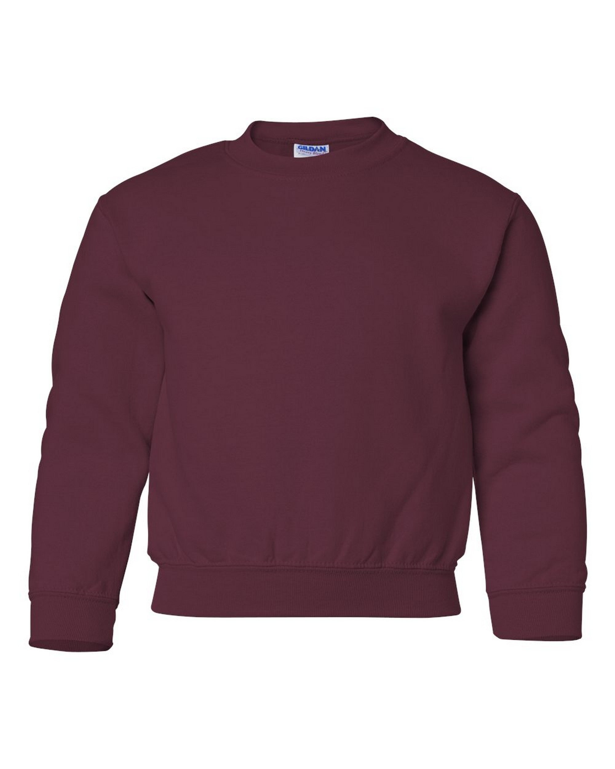 Kids Crew Neck Sweater - Maroon