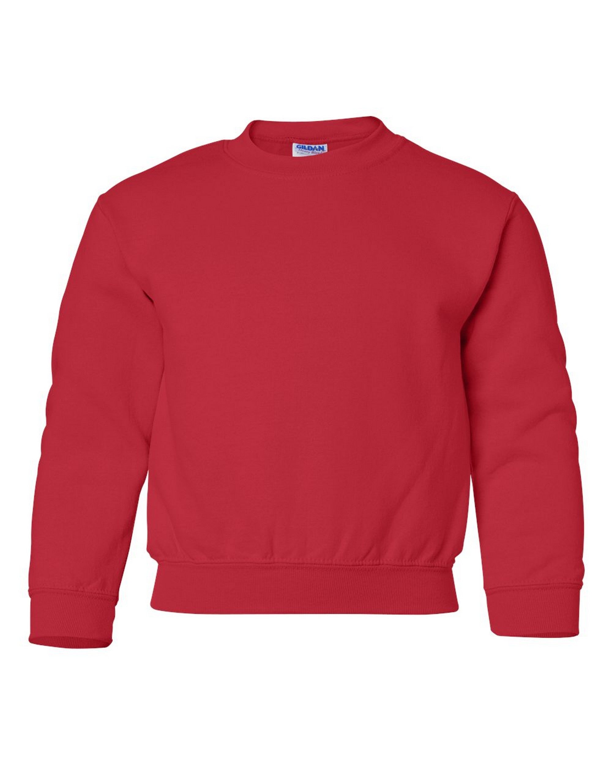 Kids Crew Neck Sweater - Red