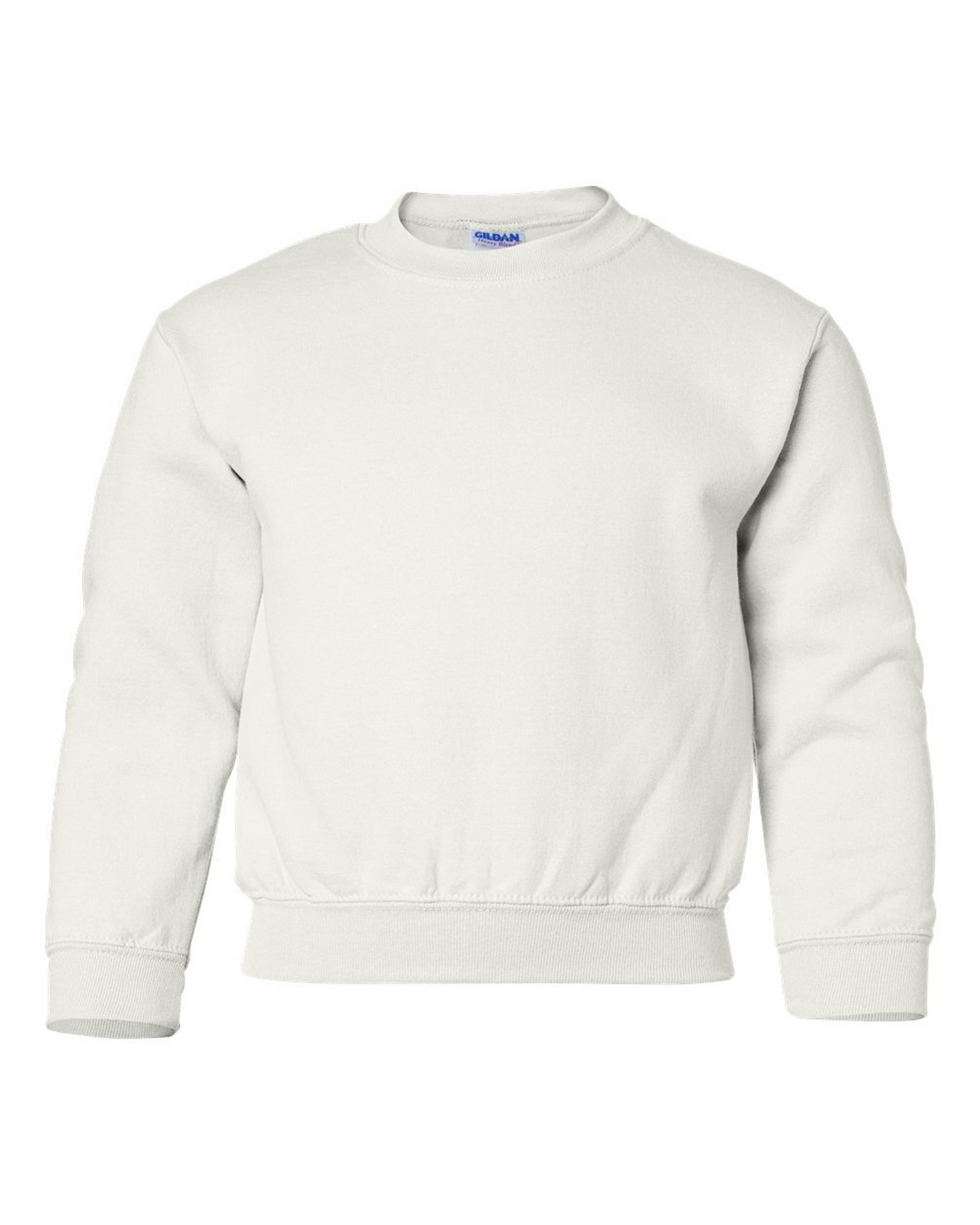 Kids Crew Neck Sweater - White