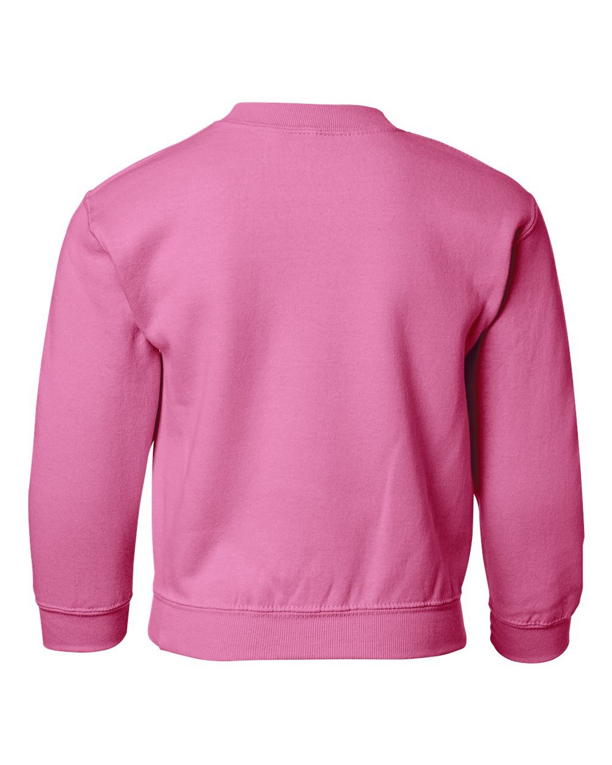 Kids Crew Neck Sweater - Safety Pink