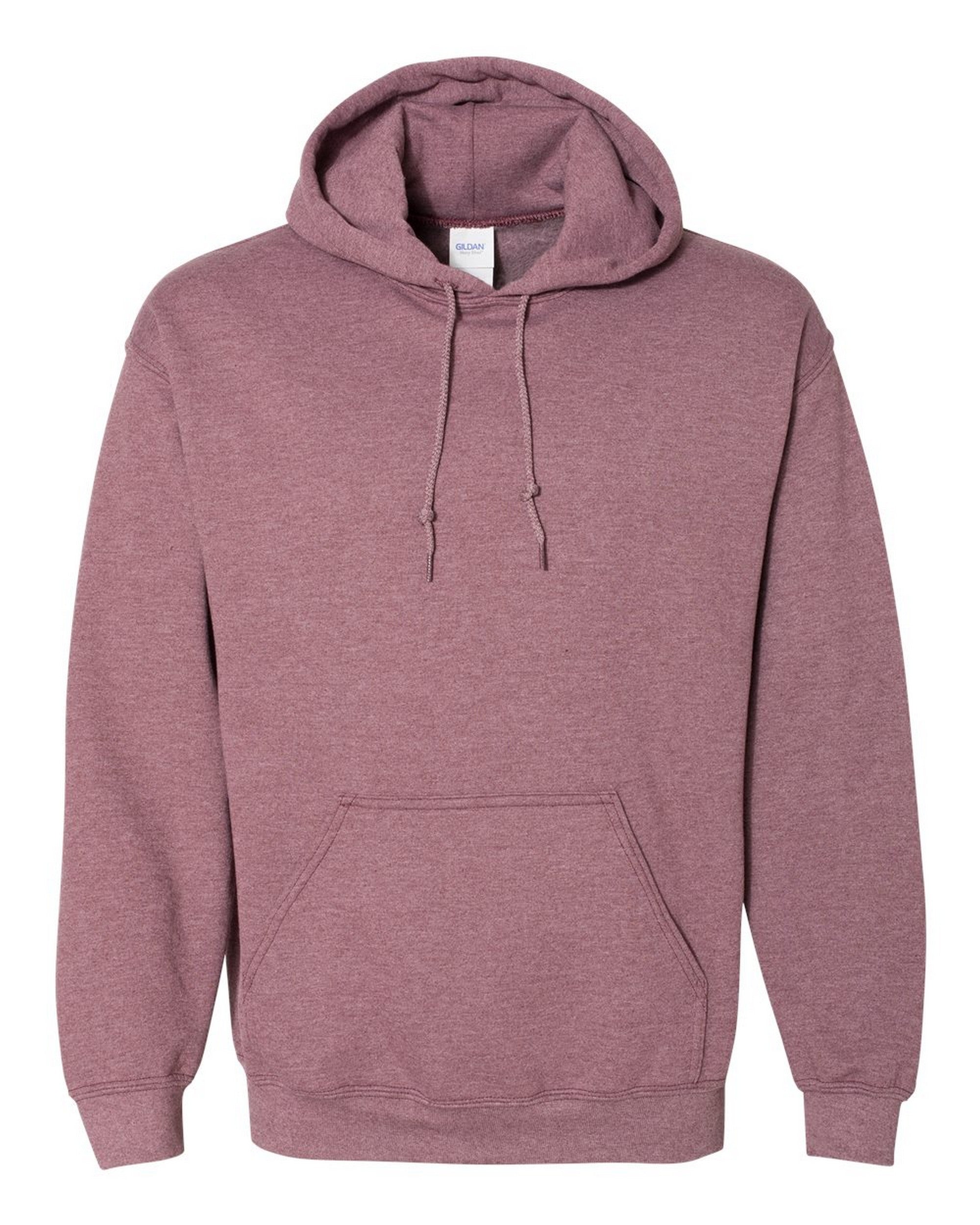 Pullover Hoodie - Heather Dark Maroon