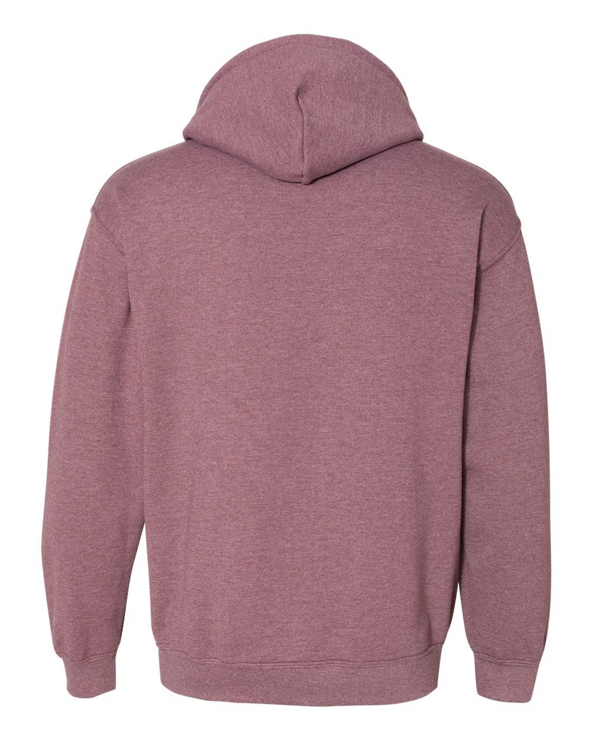 Pullover Hoodie - Heather Dark Maroon