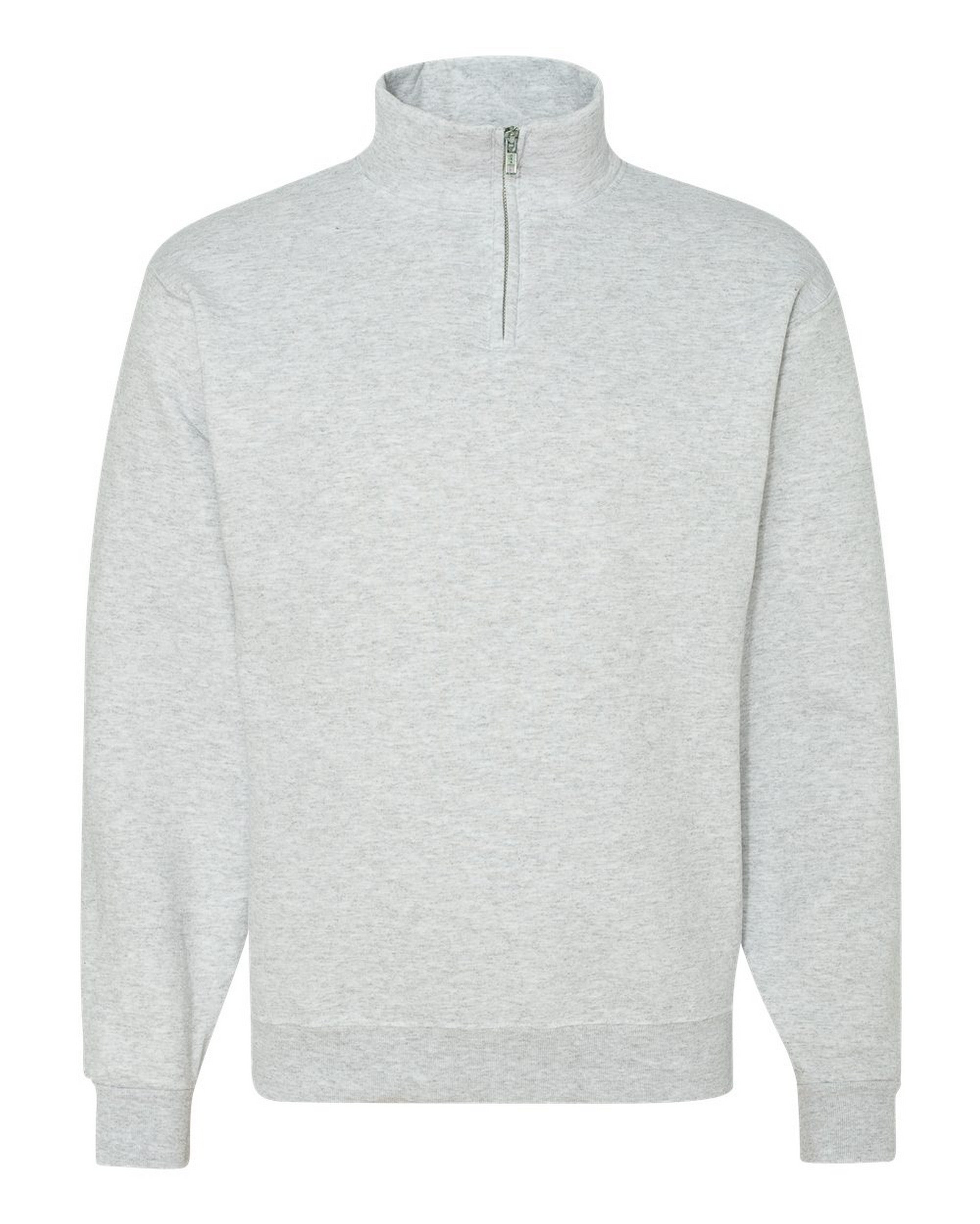 Quarter-Zip Sweatshirt - Ash Grey