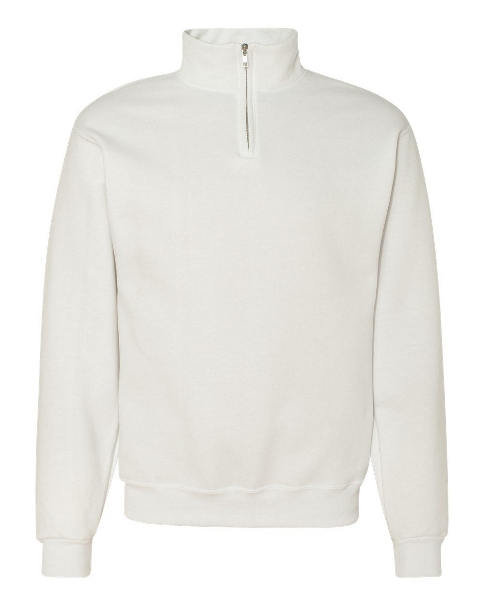 Quarter-Zip Sweatshirt - White