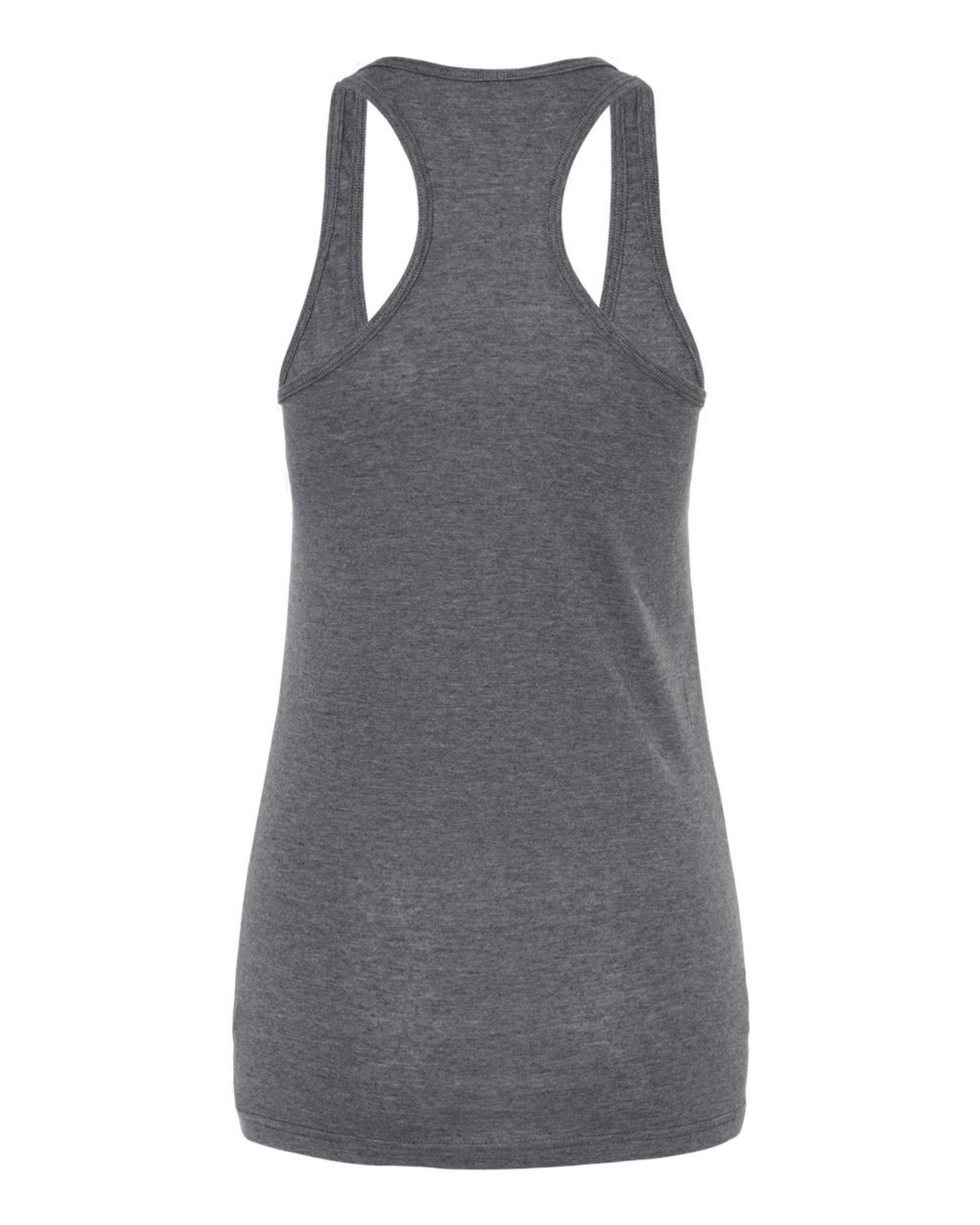 Racer Back Tanks - Heather Charcoal