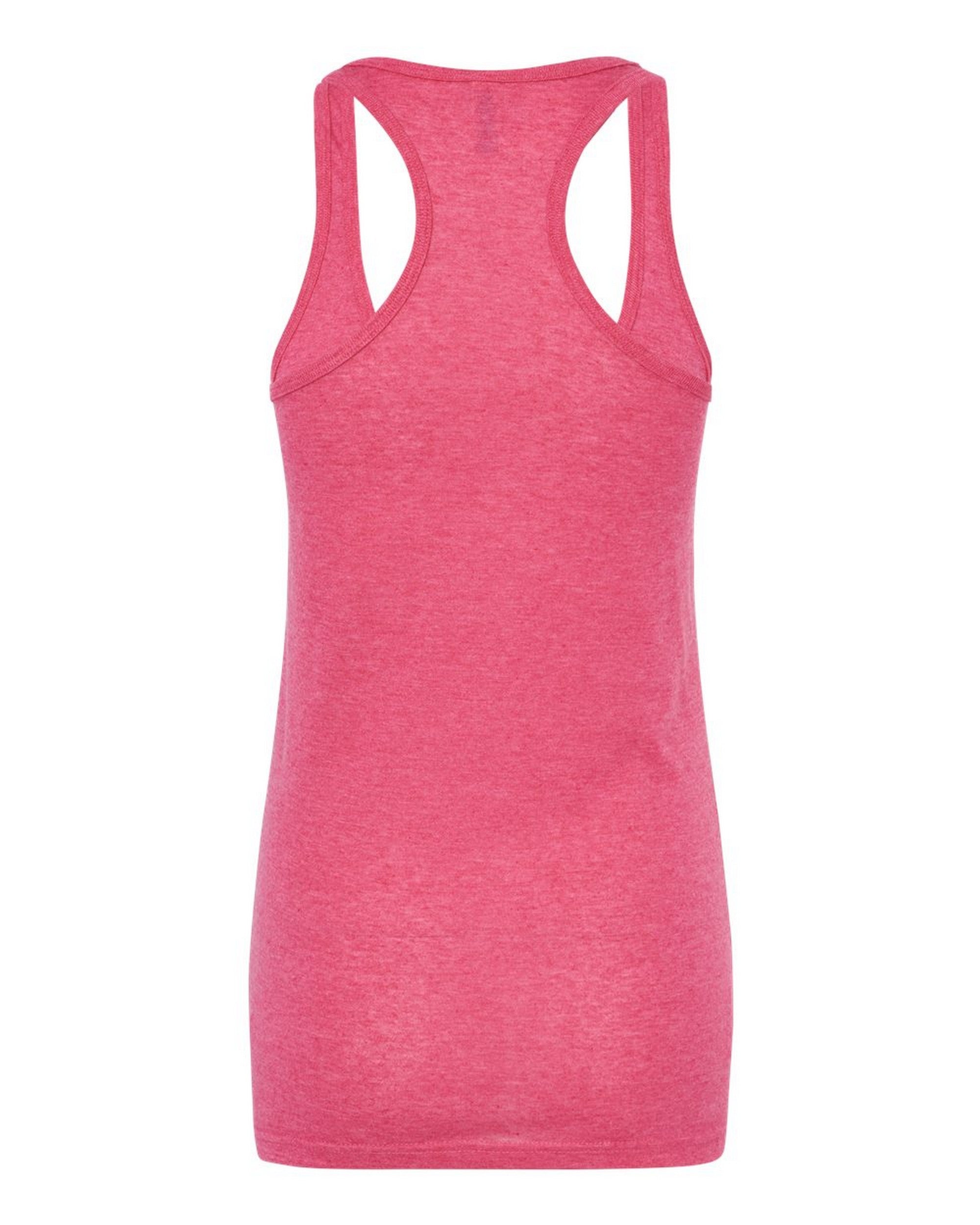 Racer Back Tanks - Heather Fuschia